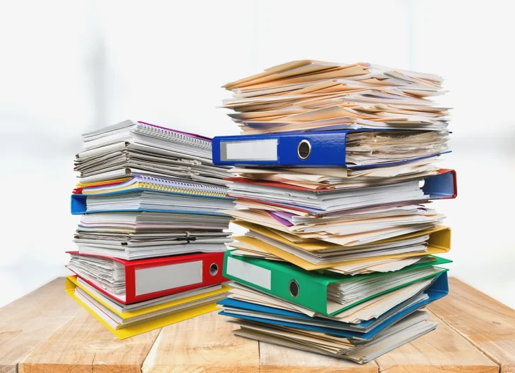 Documentos organizados por tipo